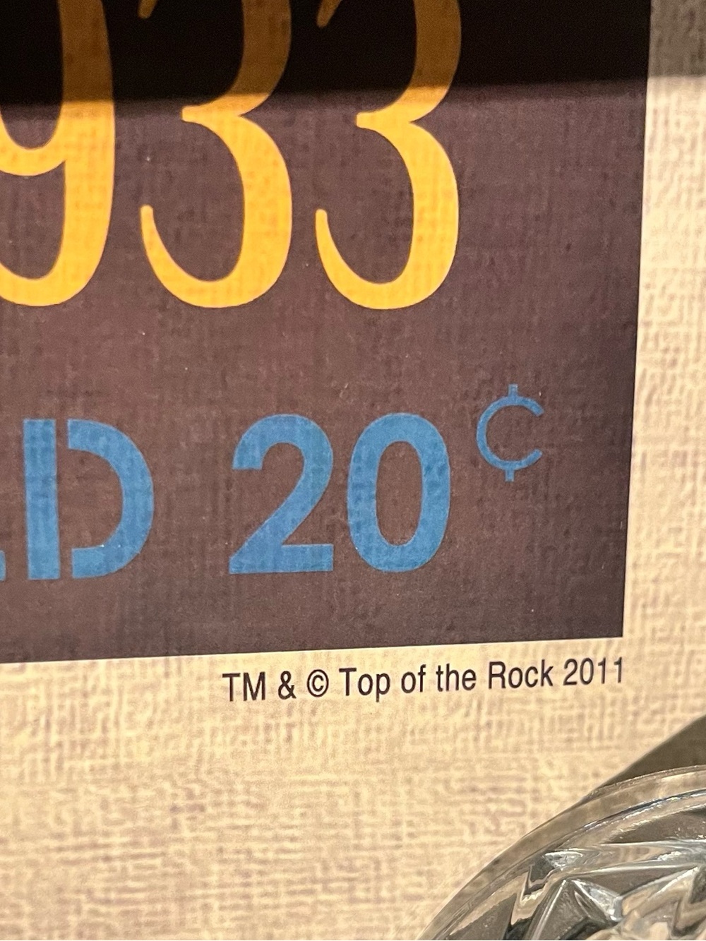 Never Used - 2011 Official Top of the Rock Grand Opening NYC Souvenir Poster - Picture 6 of 9